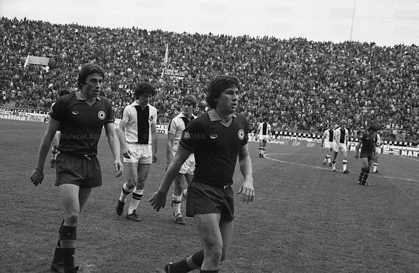 ANCELOTTI BIRIGOZZI Udinese Roma 5.4.1981 1 red