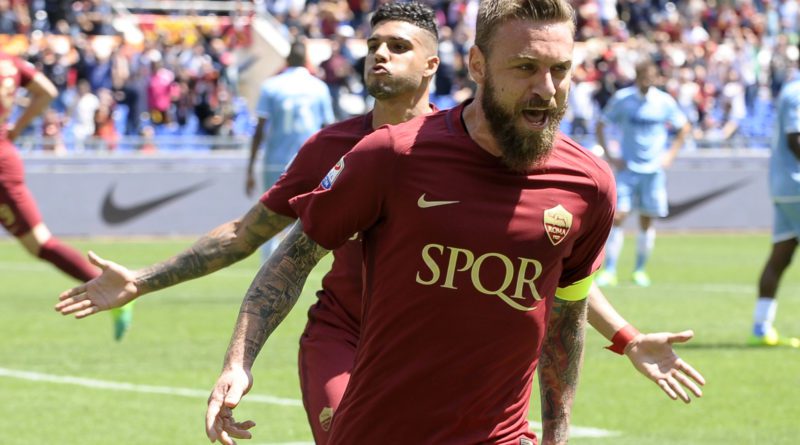 DE ROSSI DOPO GOL ROMA LAZIO 1 A 3