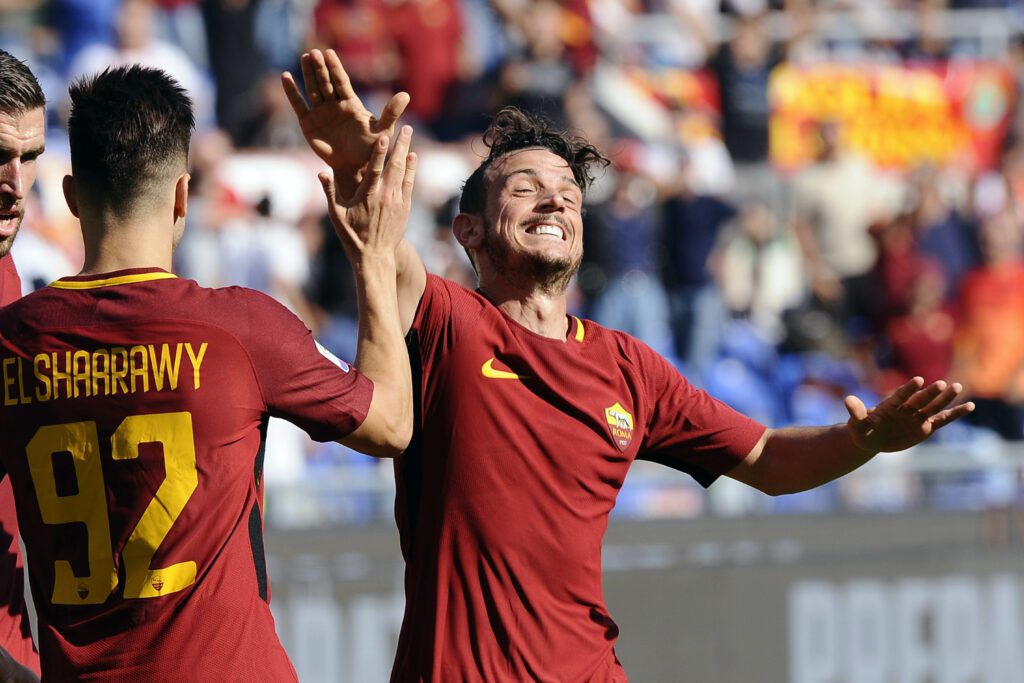 FLORENZI EL SHARAWY DOPO GOAL ROMA UDINESE 3 A 1