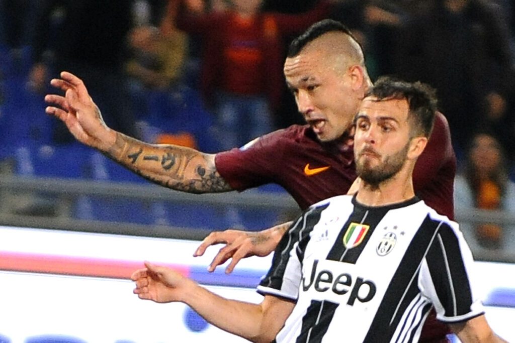 NAINGGOLAN PJANIC ROMA JUVENTUS 3 a 1