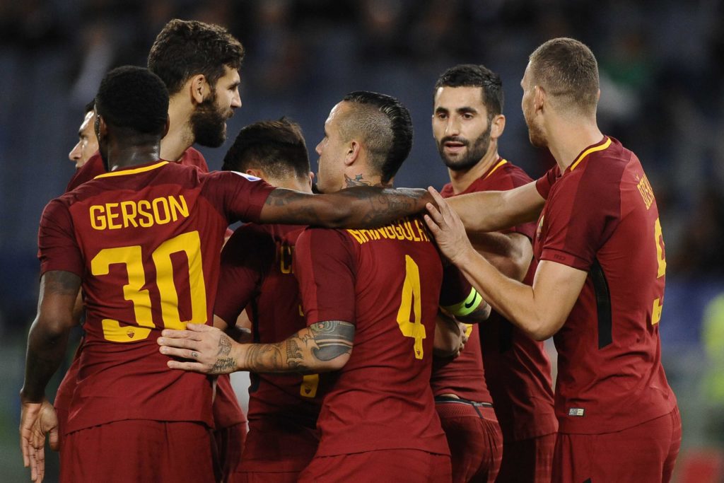 PEROTTI DOPO GOL 1 ROMA CROTONE 1 A 0