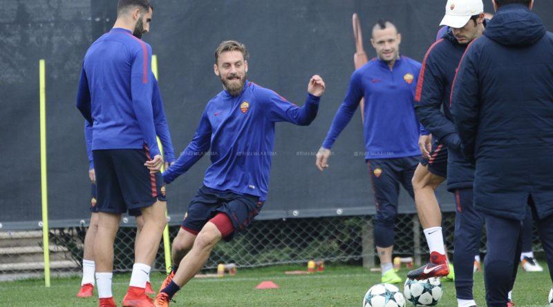 DE ROSSI 2 A ROMA AL LAVORO 2 VIGILIA ATLETICO 1