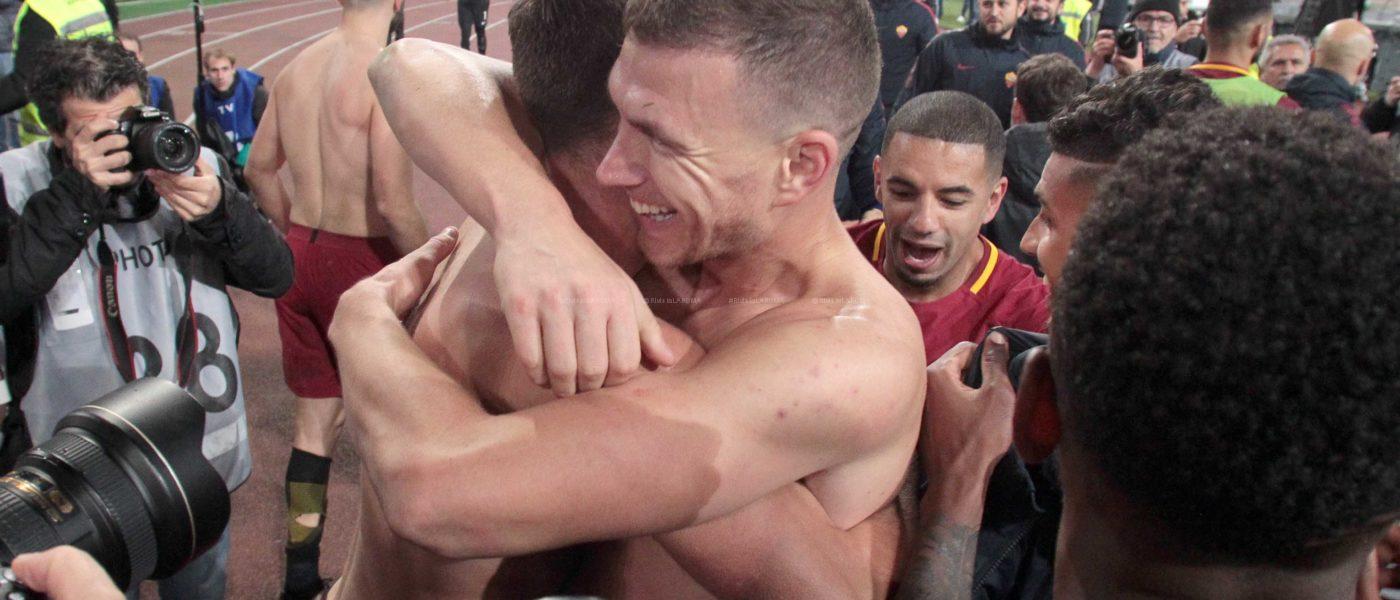 DZEKO ALLA FINE ROMA LAZIO 2 A 1