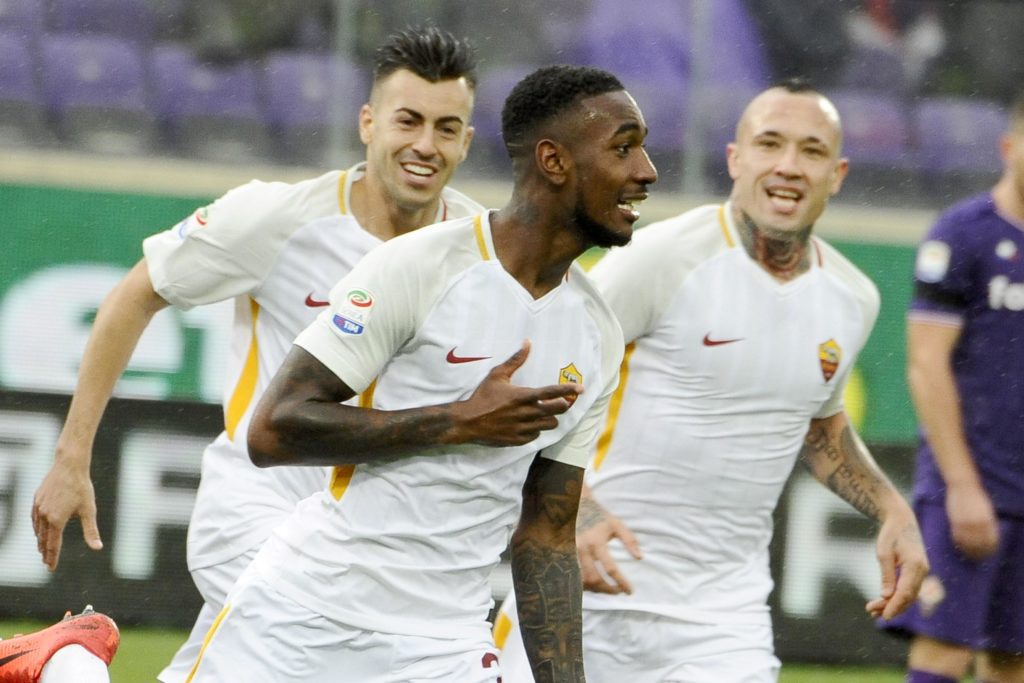 GERSON DOPO IL GOL ROMA 2 a 4