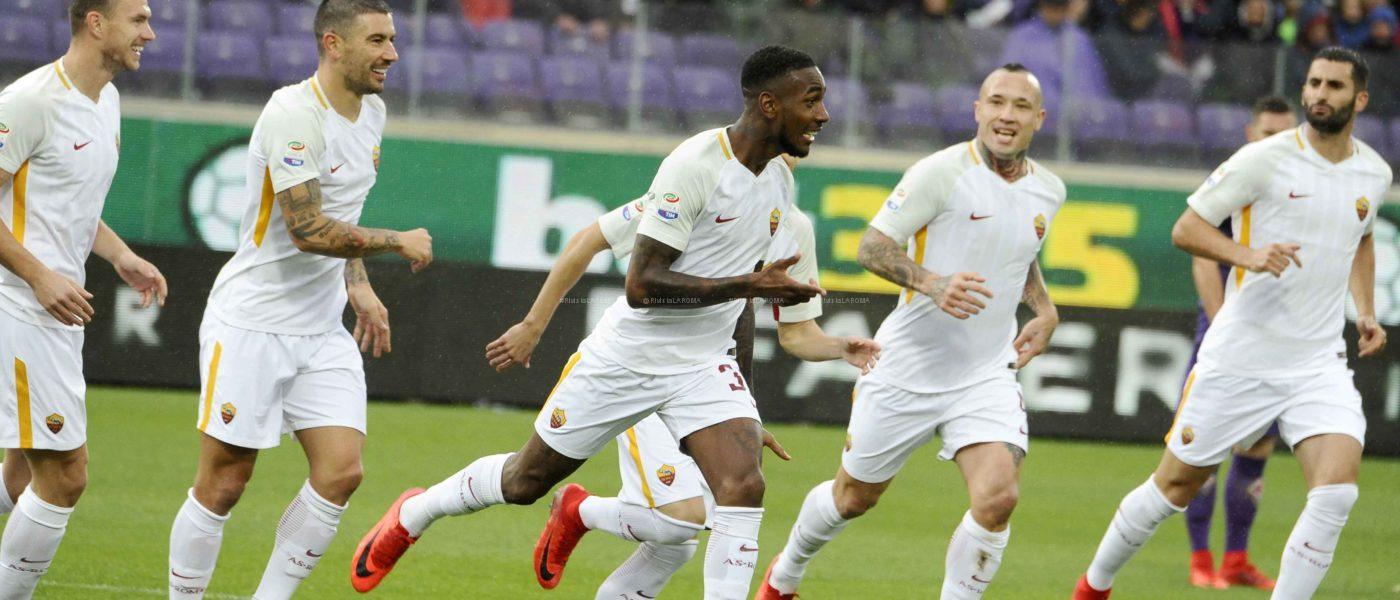 GERSON DOPO PRIMO GOL 1 ROMA FIORENTINA 2 A 4