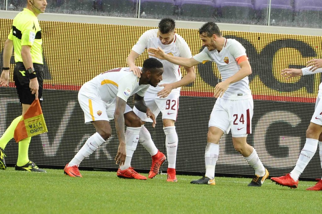 GERSON DOPO SECONDO GOL 1 ROMA FIORENTINA 2 A 4