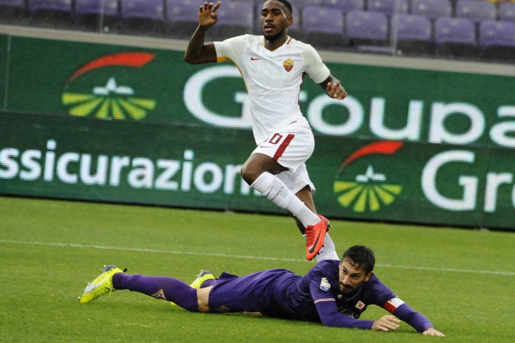 GERSON IL PRIMO GOL GOL 1 ROMA FIORENTINA 2 A 4