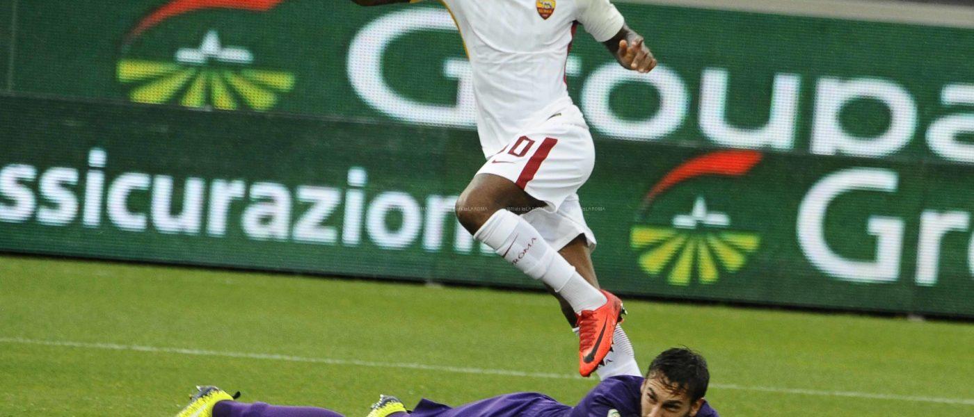 GERSON IL PRIMO GOL GOL 1 ROMA FIORENTINA 2 A 4