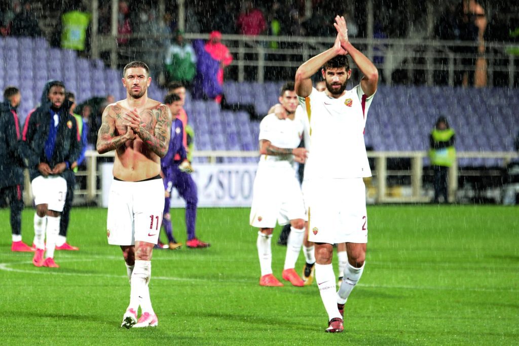 KOLAROV E FAZIO A FIORENTINA ROMA 2 a 4