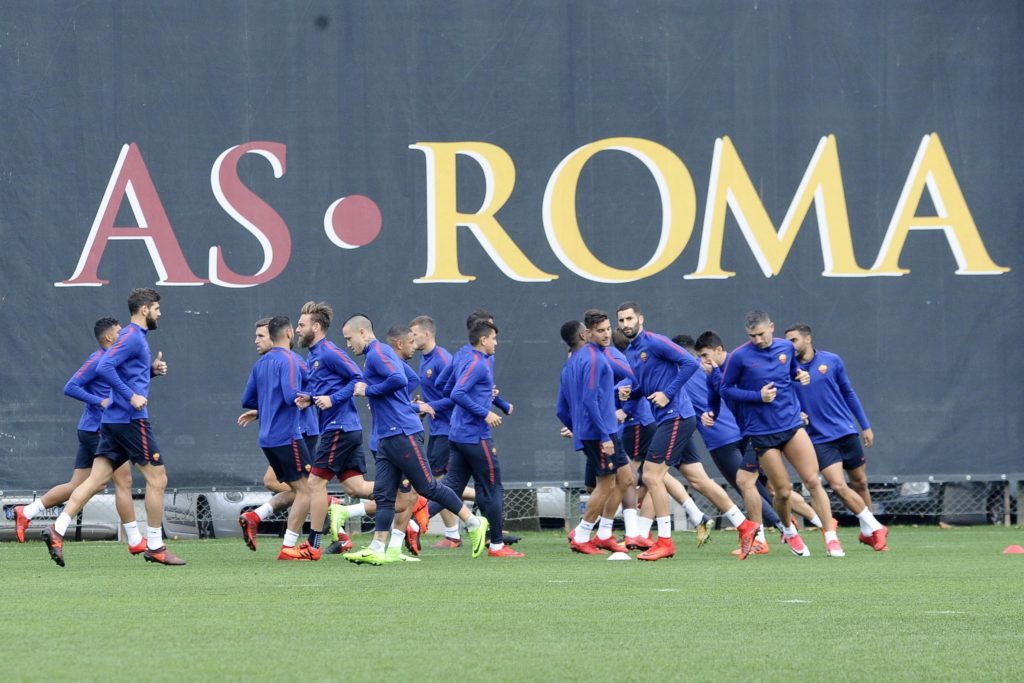 LA ROMA AL LAVORO 4 VIGILIA ATLETICO