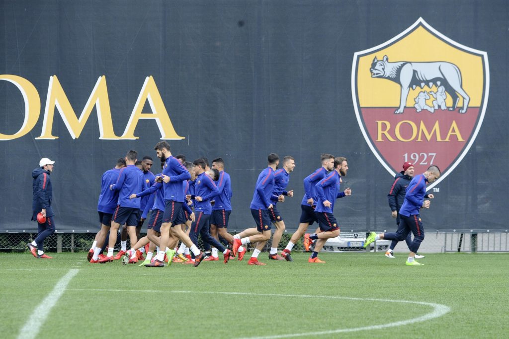 LA ROMA AL LAVORO VIGILIA ATLETICO