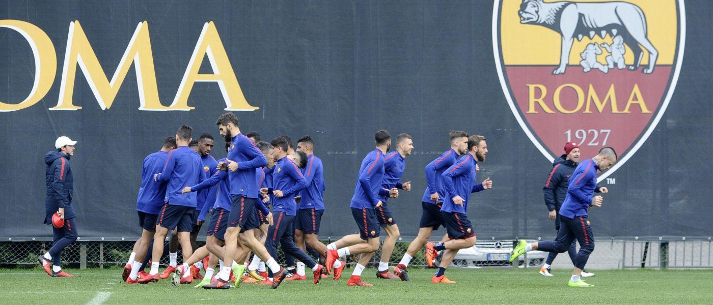 LA ROMA AL LAVORO VIGILIA ATLETICO