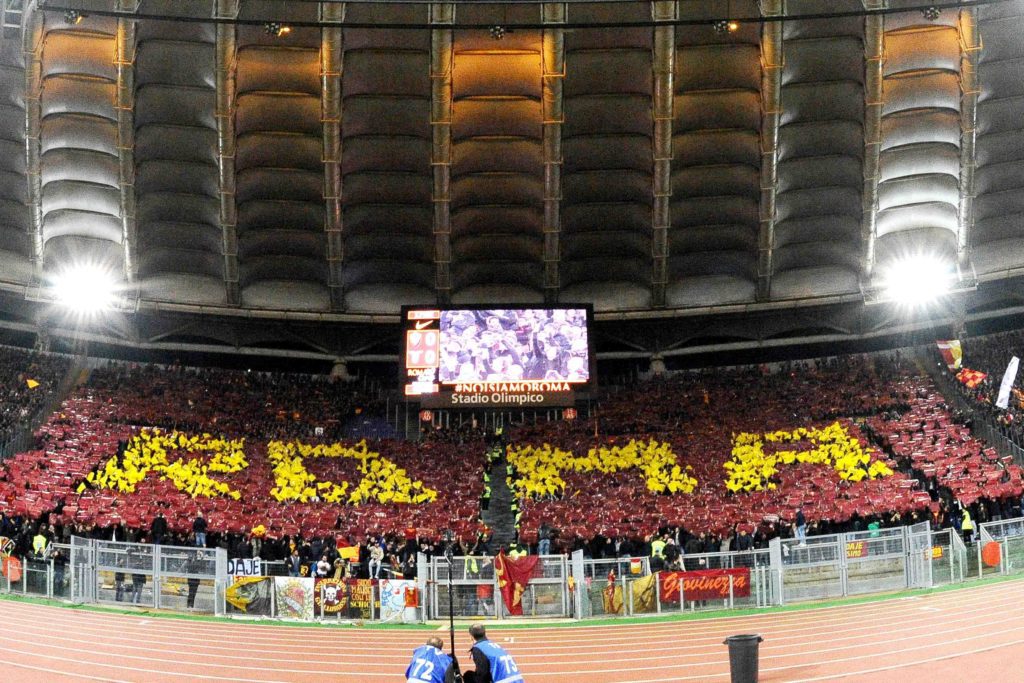 LA SUD COREOGRAFIA ROMA LAZIO 2 A 1