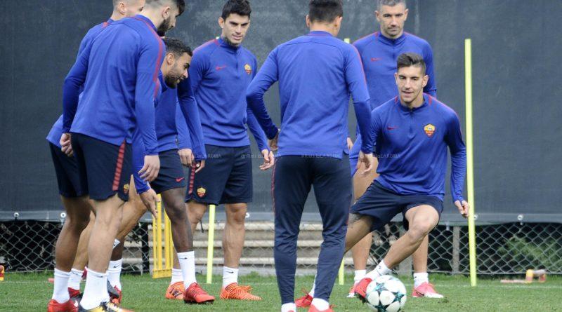 PELLEGRINI LA ROMA AL LAVORO 2 VIGILIA ATLETICO