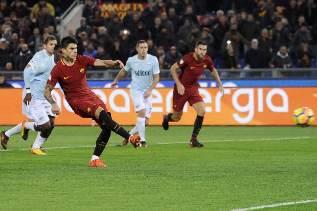 PEROTTI IL GOL ROMA LAZIO 2 A 1