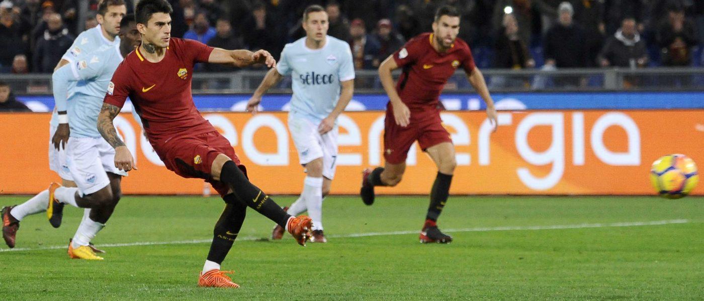 PEROTTI IL GOL ROMA LAZIO 2 A 1