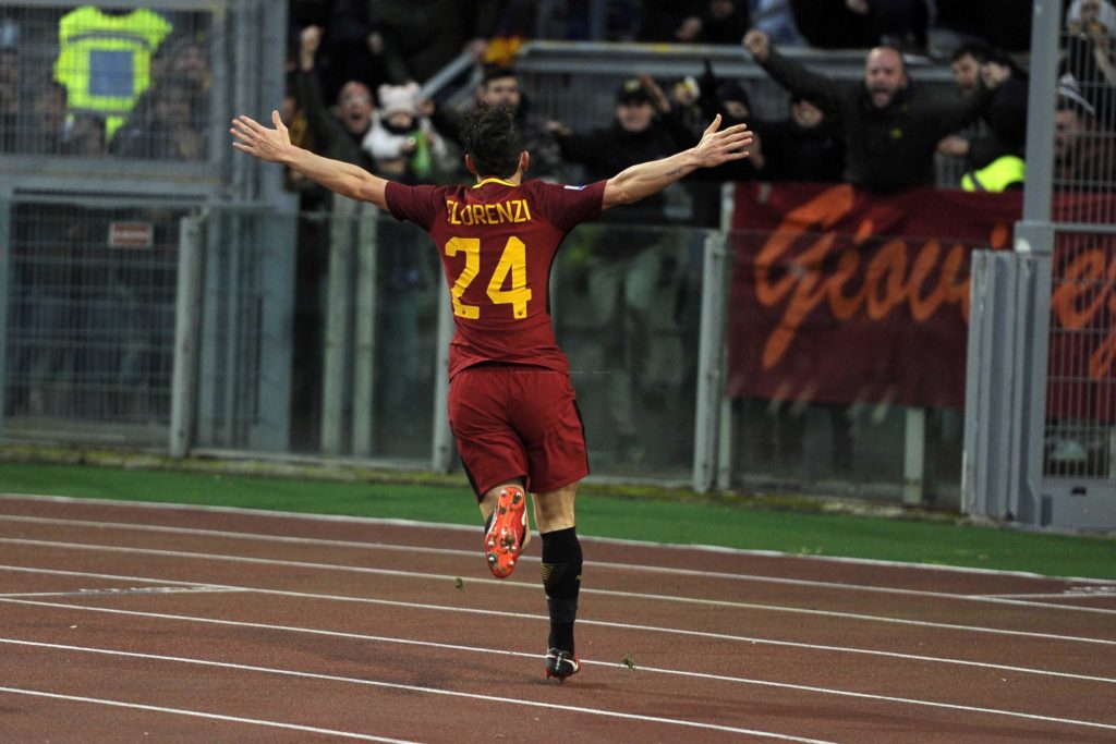 FLORENZI DOPO GOL ANNIULLATO RM SASS 1 A 1 1