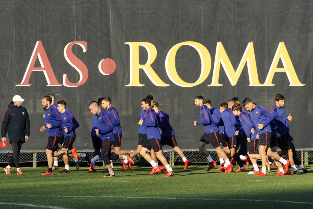 LA ROMA 3 IN ALLENAMENTO PRE QUARABAG