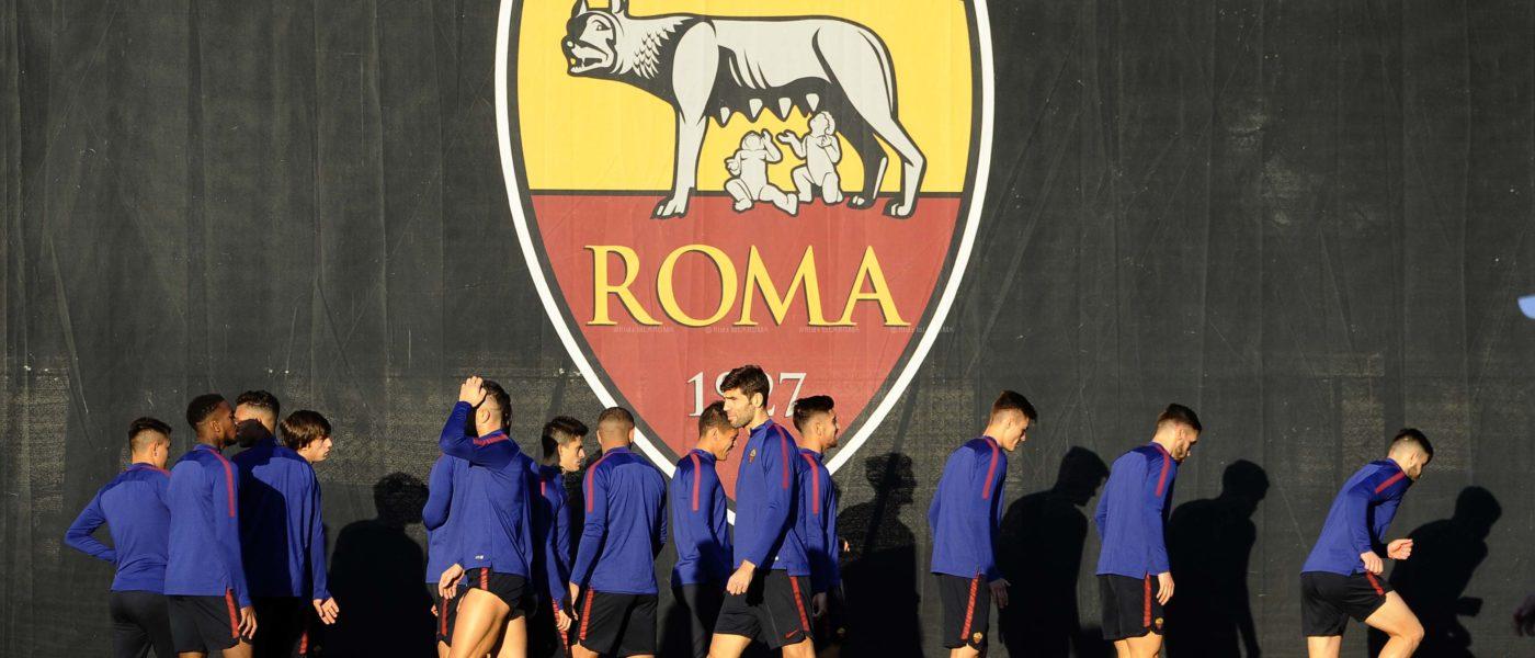 LA ROMA IN ALLENAMENTO PRE QUARABAG