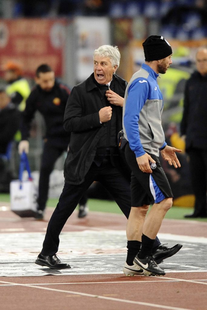 GASPERINI ESPULSO ROMA ATALANTA 1 A 2