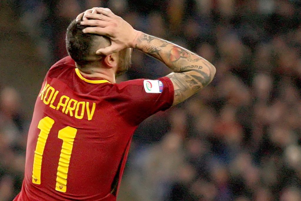 KOLAROV 2 DELUSO ROMA ATALANTA 1 A 2