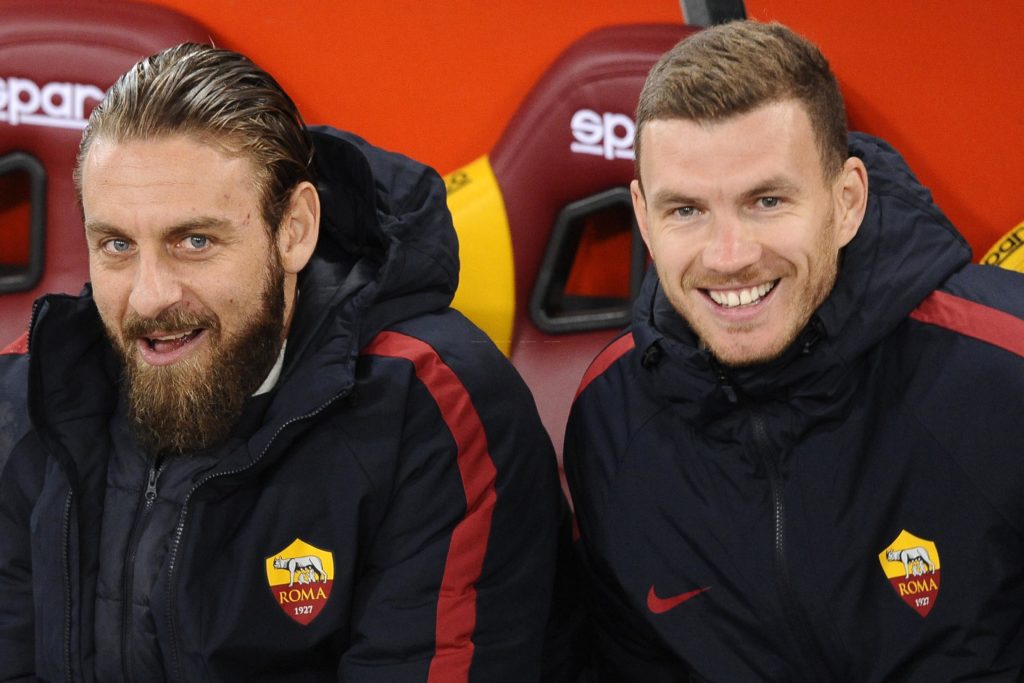 DZEKO DE ROSSI 2 ROMA MILAN 0 a 2