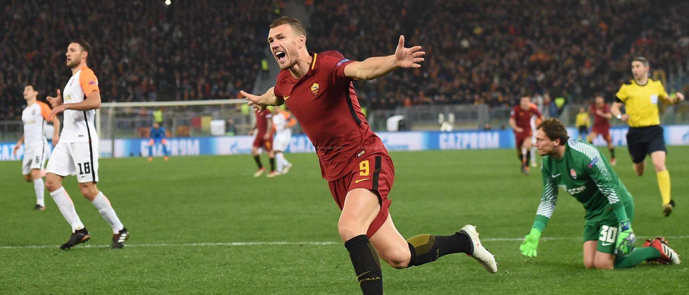 DZEKO 3 DOPO IL GOL QUALIFICAZIONE