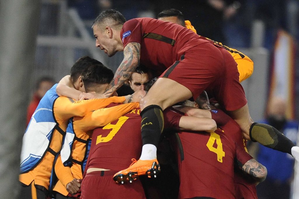 DZEKO DOPO GOL ROMA SHAKHTAR 1 A 0