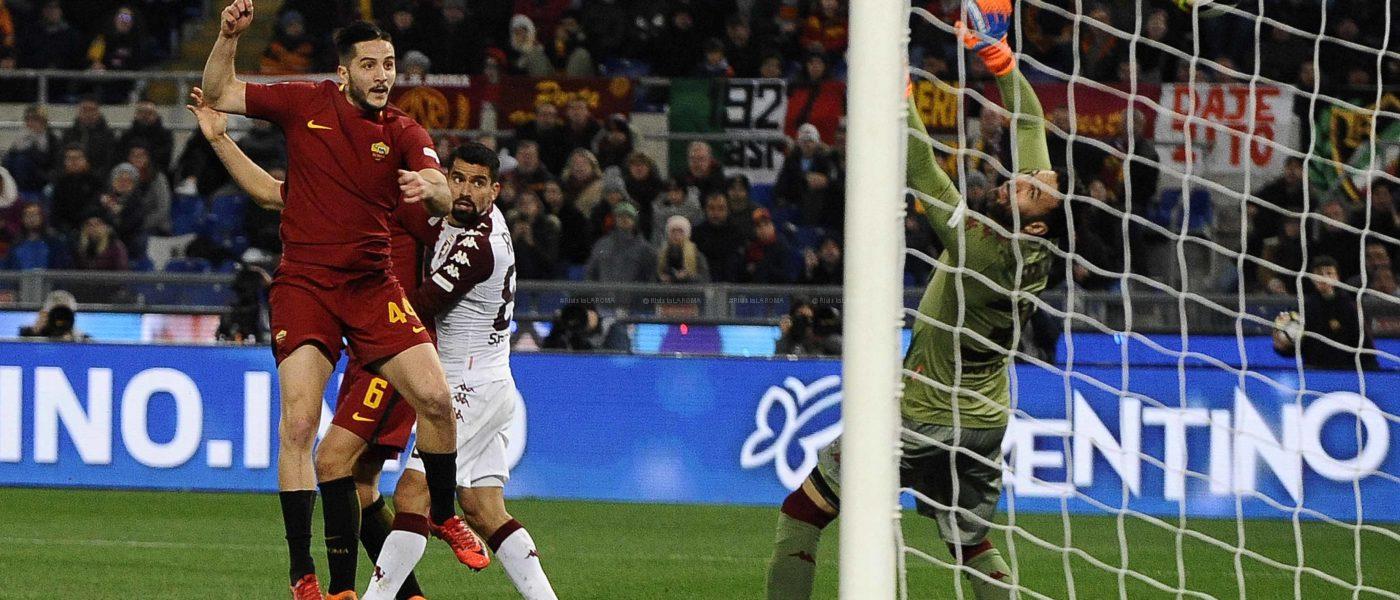 MANOLAS 1 GOL ROMA TORINO 3 a 0