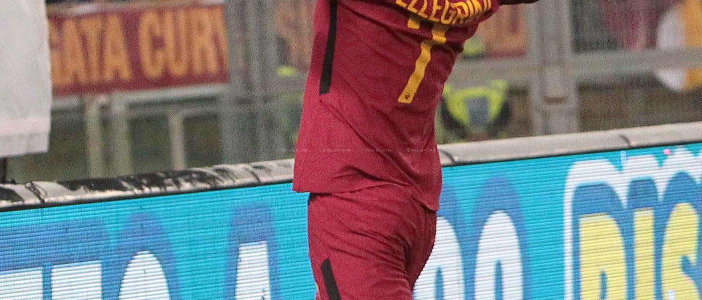 PELLEGRINI 3 dopo GOL Roma Torino 3 a 0