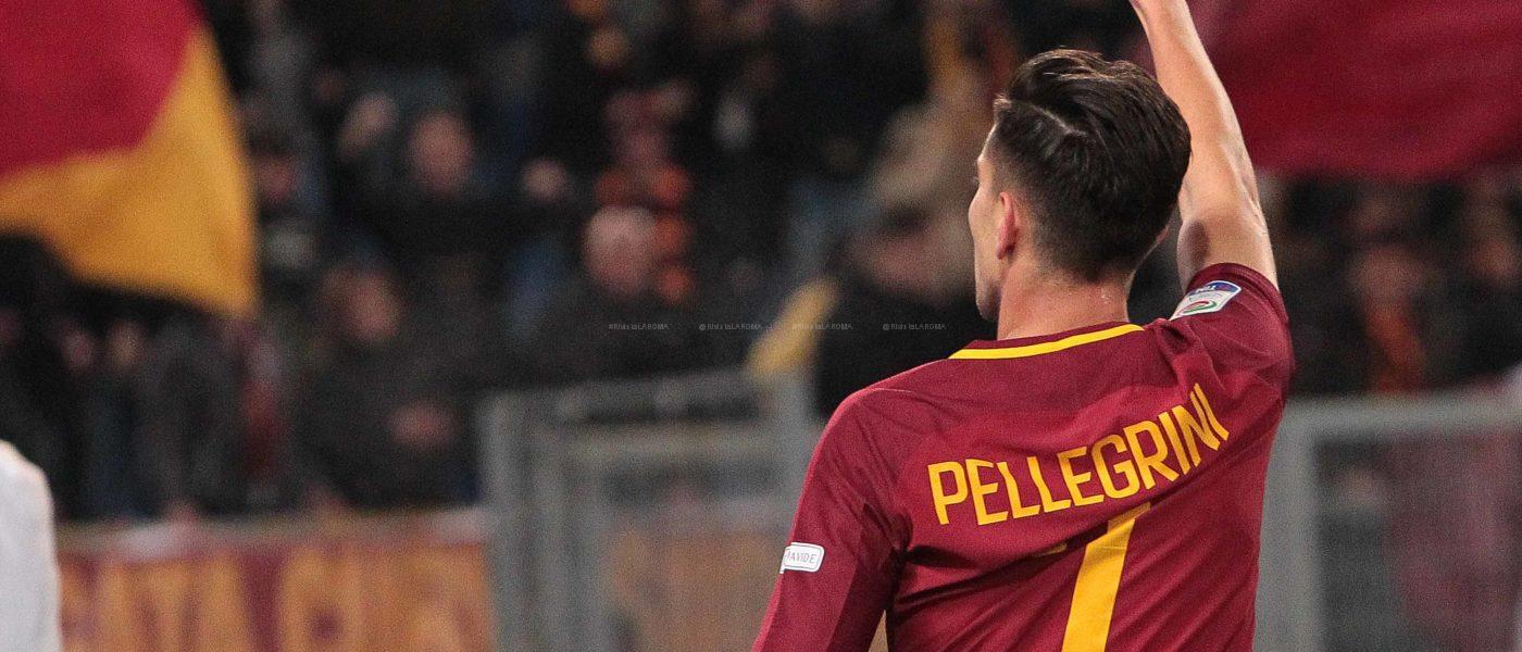 PELLEGRINI dopo GOL 1 Roma Torino 3 a 0