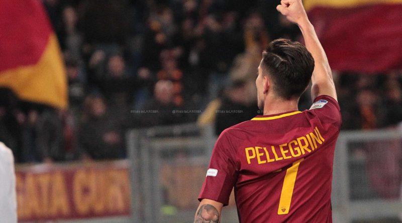 PELLEGRINI dopo GOL 1 Roma Torino 3 a 0