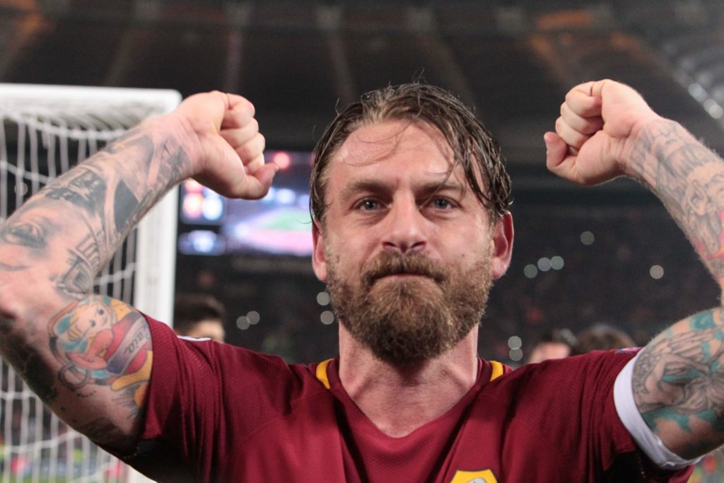 DE ROSSI ALLA FINE ROMA BARCELLONA 3 a 0