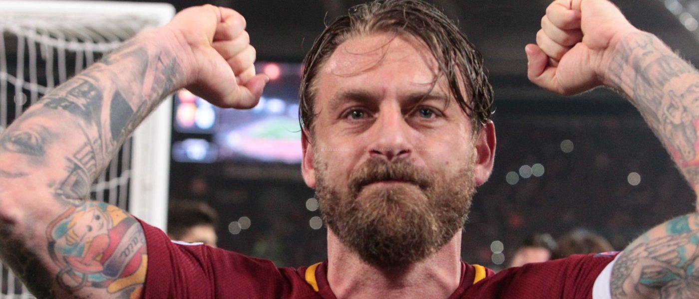 DE ROSSI ALLA FINE ROMA BARCELLONA 3 a 0