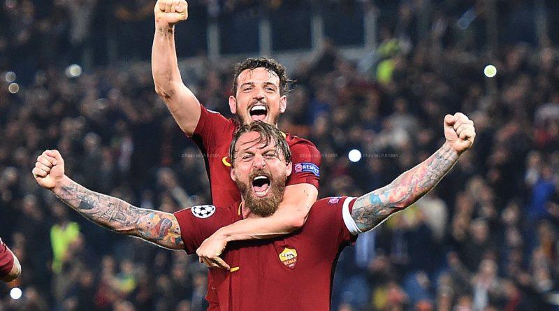 DE ROSSI FLORENZI ALLA FINE 2 ROMA BARCELLONA 3 a 0