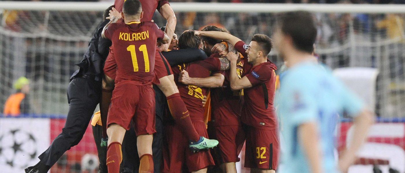 LA FESTA ALLA FINE 4 ROMA BARCELLONA 3 a 0