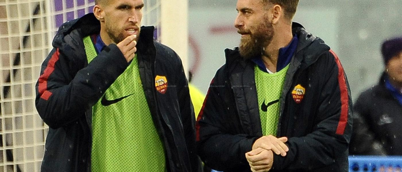 STROOTMAN E DE ROSSI 3 A FIORENTINA ROMA 2 a 4