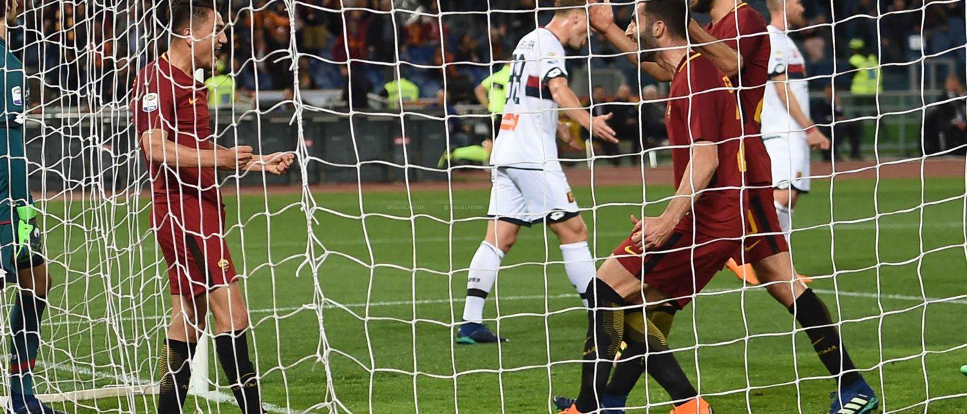 under dopo gol roma genoa 2 a 1