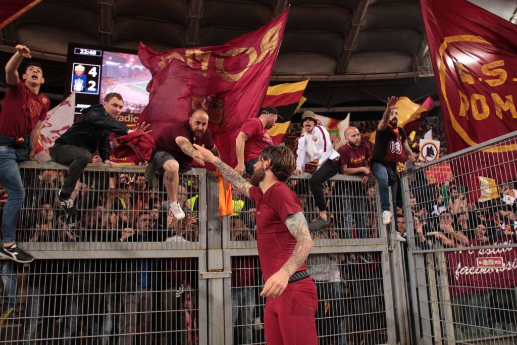 DE ROSSI ALLA FINE ROMA LIVERPOOL 4 A 2