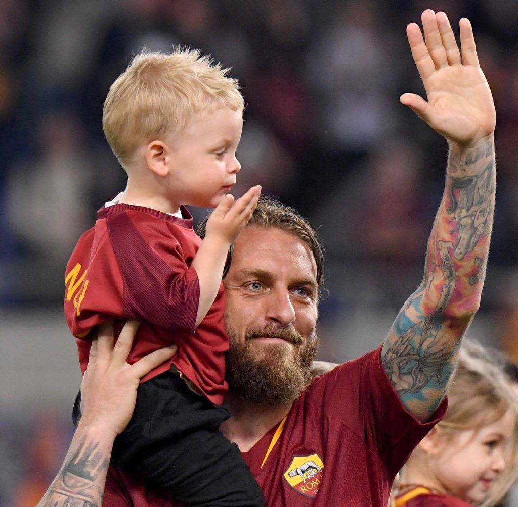 DE ROSSI alla fine ROMA JUVE 0 a 0