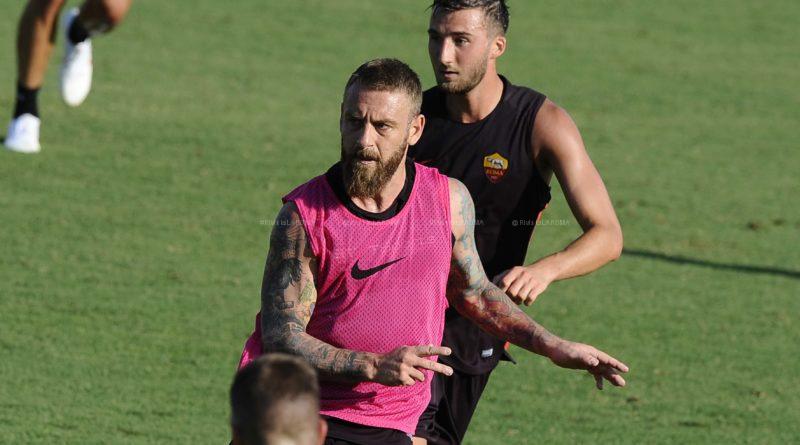 DE ROSSI CRISTANTE la Roma al Tre Fontane