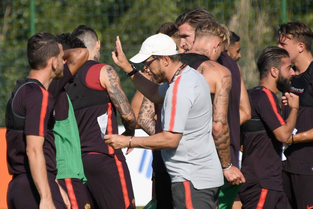 Di Francesco organizza allenamento ROMA in Ritiro