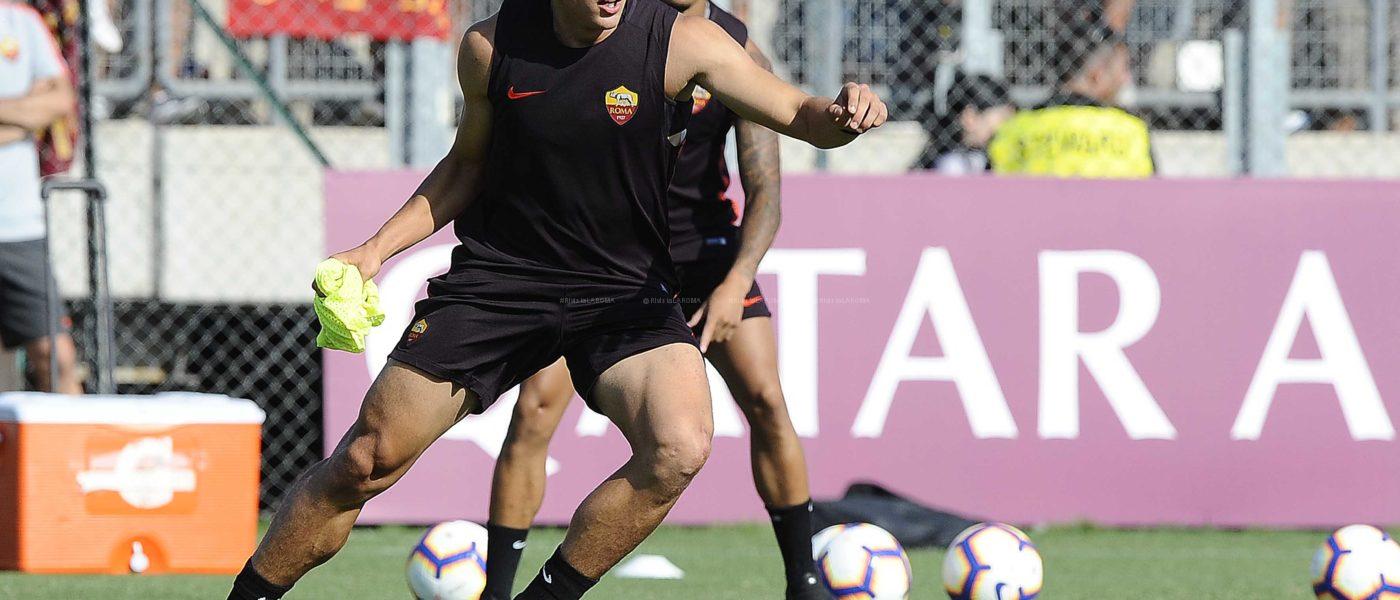 LUCA PELLEGRINI Roma al Tre Fontane CON I TIFOSI