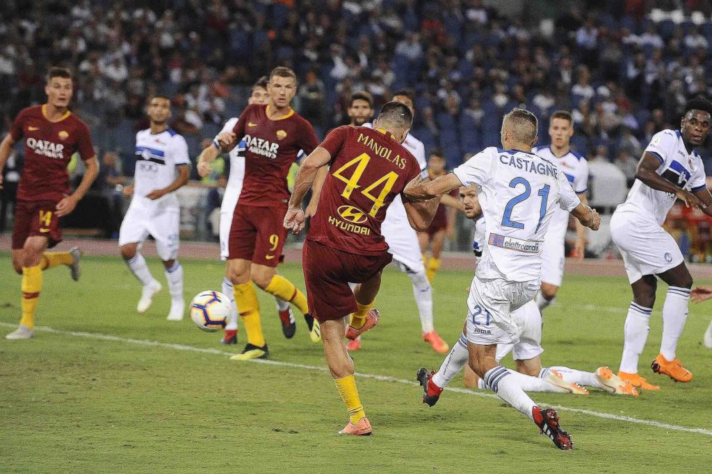 MANOLAS PAREGGIO ROMA ATALANTA 3 A 3