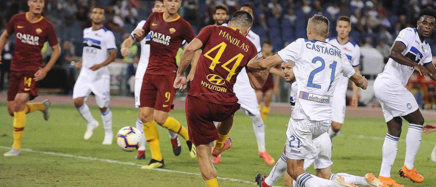 MANOLAS PAREGGIO ROMA ATALANTA 3 A 3