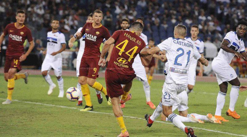 MANOLAS PAREGGIO ROMA ATALANTA 3 A 3