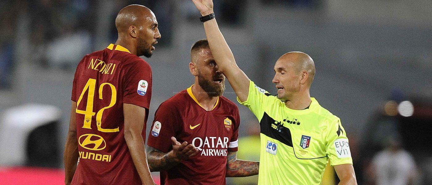 NZONZI AMMONITO ROMA ATALAMTA 3 A 3