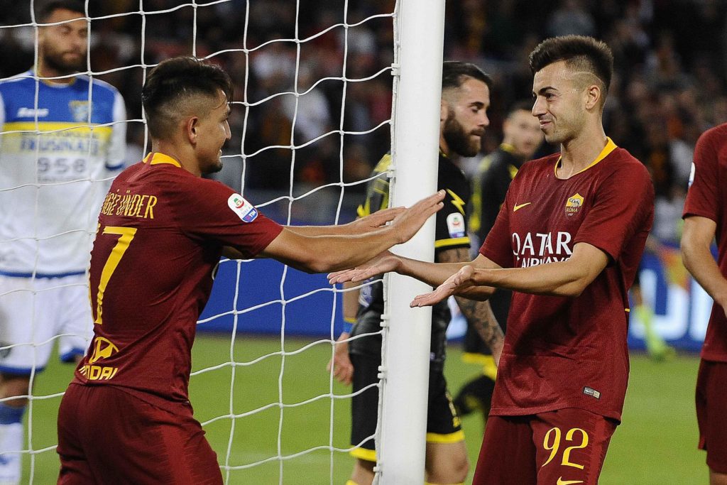 EL SHARAWY DOPO GOL ROMA FROSINONE