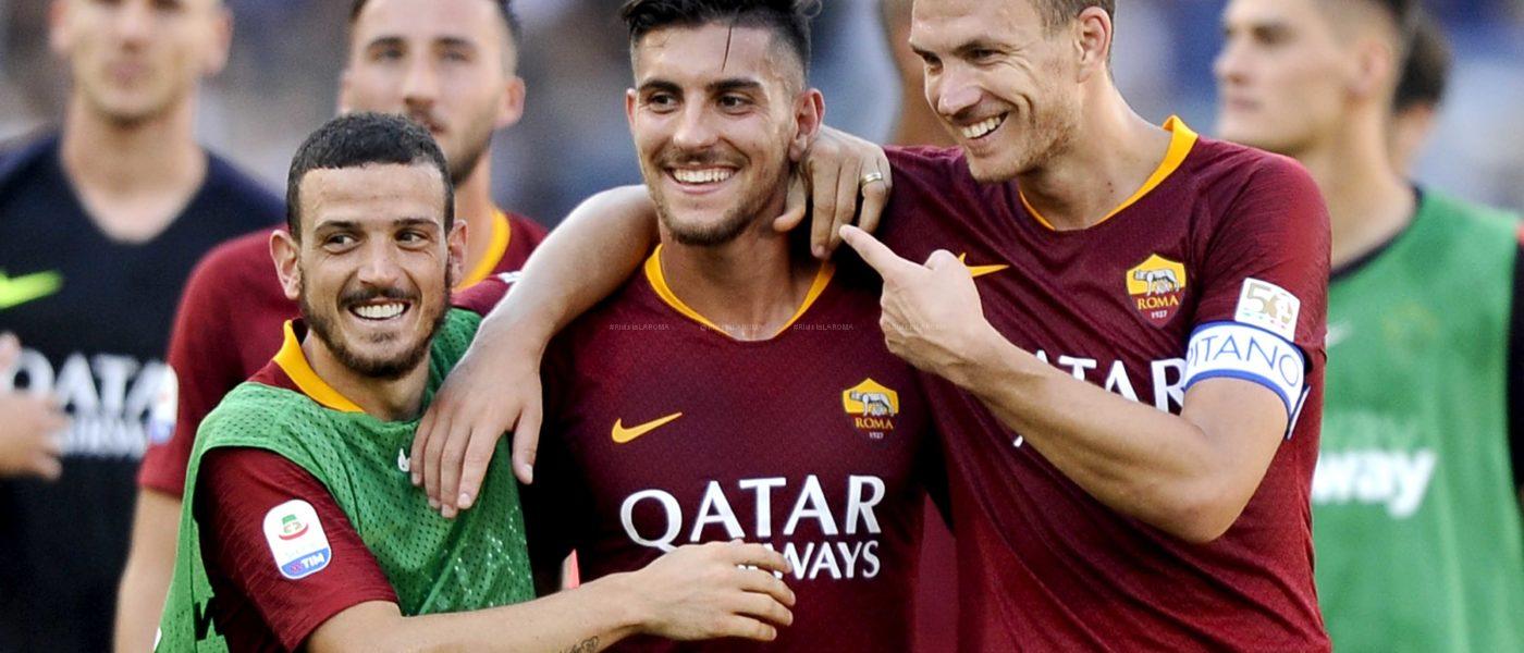 FLORENZI PELLEGRINI DZEKO ALLA FINE ROMA LAZIO 3 a 1