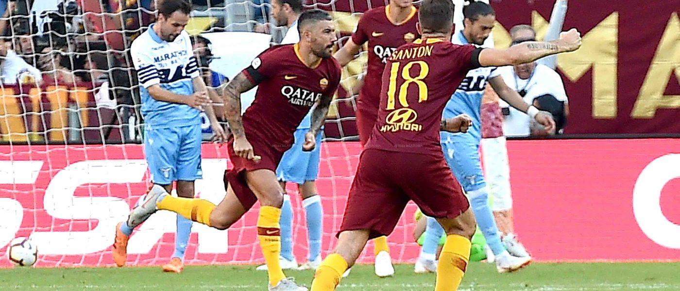 KOLAROV DOPO GOL1 ROMA LAZIO 3 a 1